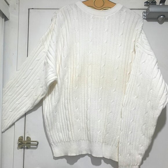 VINTAGE CAPE ISLE KNITTERS COTTON PATTERN SWEATERS SIZE XL - Picture 2 of 15